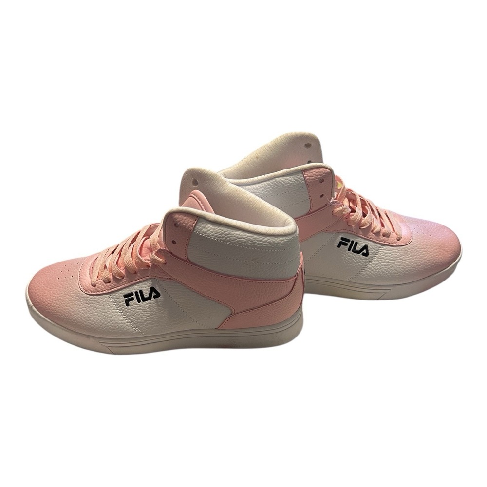 Fila Women's High-Top Sneakers – Pink & White – Size 10 – New Condition